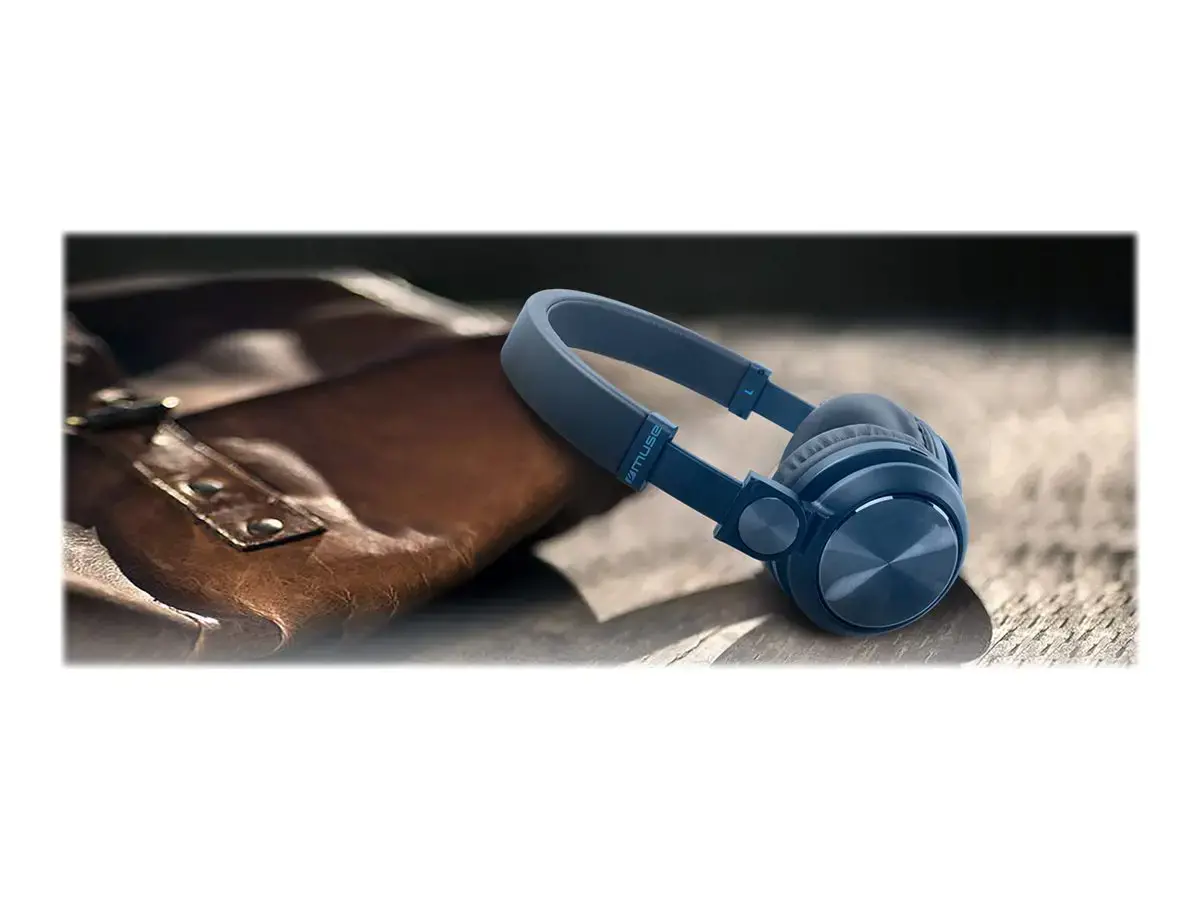 "Muse M-276BTB On-Ear", mikrofonas, mėlyna
