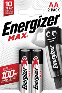 Energizer battery Max Alkaline AA CHP2