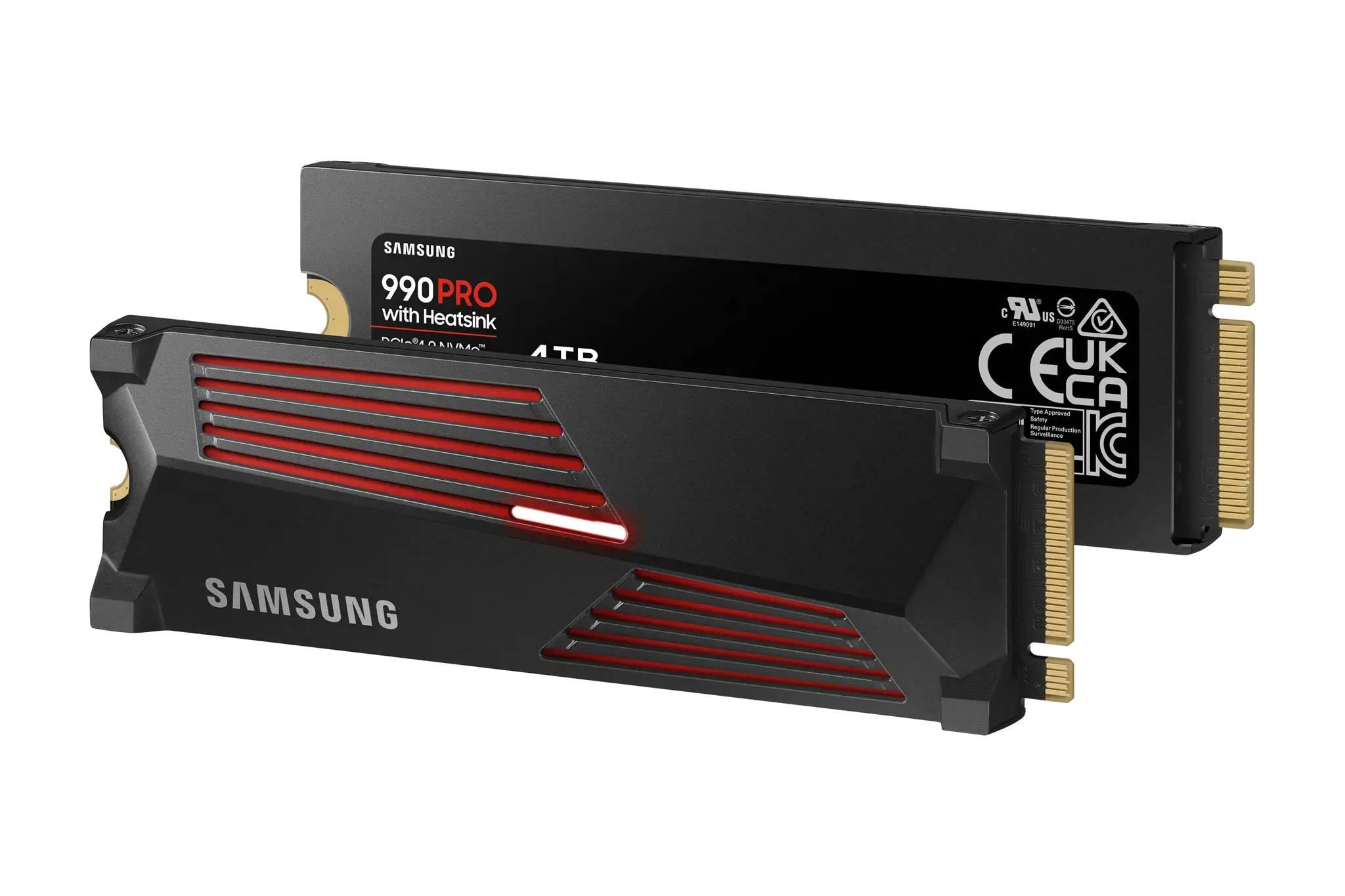 SSD diskas Samsung 990 PRO with Heatsink 4 TB, M.2, PCI Express 4.0