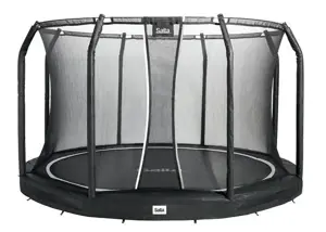 Premium Ground Combo 366cm Trampoline Black