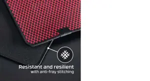 "HyperX Pulsefire Mat" - žaidimų pelės kilimėlis - medžiaginis (M), juodas, vienspalvis, medžiaginis, guminis, žaidimų pelės kilimėlis