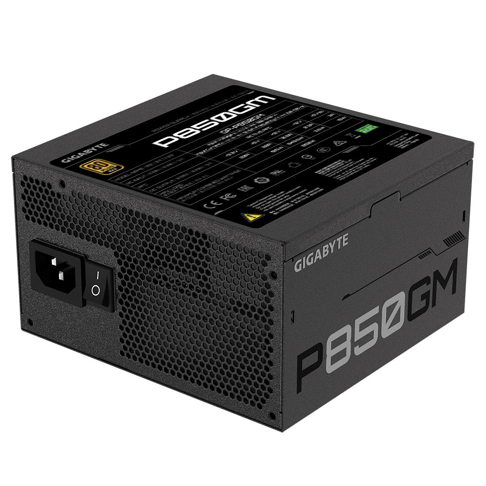 Maitinimo blokas GIGABYTE GP-P850GM, 850 W, 80 PLUS Gold