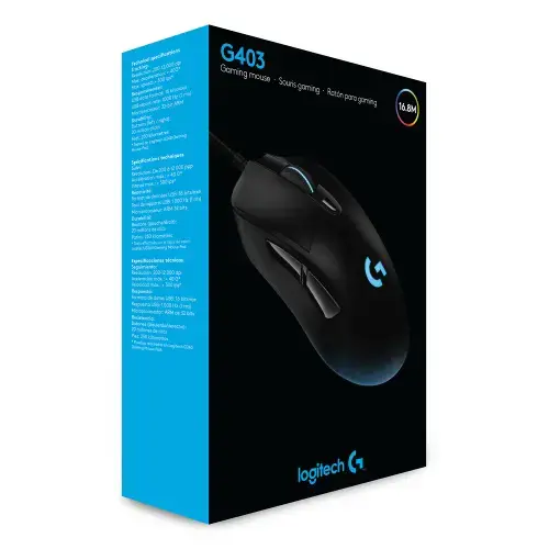 LOGITECH G403 HERO žaidimų pelė EWR2