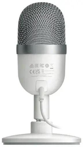 "Razer" kondensatorinis transliacijos mikrofonas "Seiren Mini Mercury White