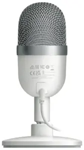 "Razer" kondensatorinis transliacijos mikrofonas "Seiren Mini Mercury White