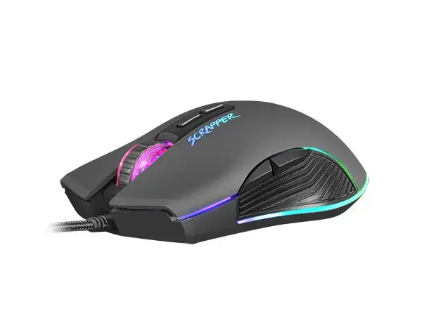 Žaidimų pelė Natec NFU-1699 RGB 6400 DPI juoda