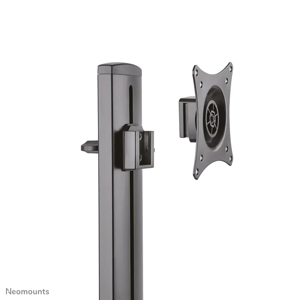 "Neomounts by Newstar" monitoriaus laikiklis ant stalo, tvirtinimas per stalą, 8 kg, 25,4 cm (10"), 81,3 cm (32"), 100 x 100 mm, juodas