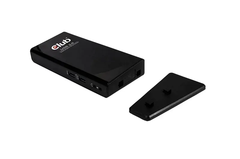 CLUB3D USB Gen1 Type A Dual Display ( HDMI and DVI) DisplayLink™ Docking Station, Wired, USB 3.2 Gen 1 (3.1 Gen 1) Type-A, 1.4a, 3.5 mm, USB Type-B, 10,100,1000 Mbit/s
