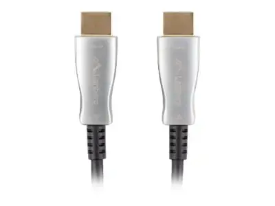 LANBERG HDMI v2.0 M/M kabelis 30 m optinis AOC juodas