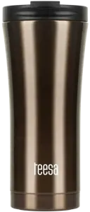 TEESA termo puodelis 500ml tamsiai rudas