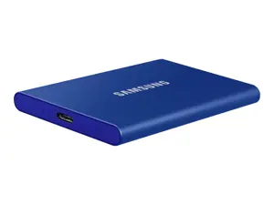 "Samsung" nešiojamasis SSD T7, 2000 GB, C tipo USB, 3.2 Gen 2 (3.1 Gen 2), 1050 MB/s, apsauga nuo slaptažodžio, mėlynas