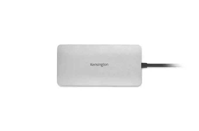 "Kensington" UH1400P USB-C 8-in-1 mobilusis dokas be vairuotojo, USB 3.2 Gen 1 (3.1 Gen 1) Type-C, 85 W, 10,100,1000 Mbit/s, juodas, sidabrinis, "MicroSD" (TransFlash), SD, Kinija