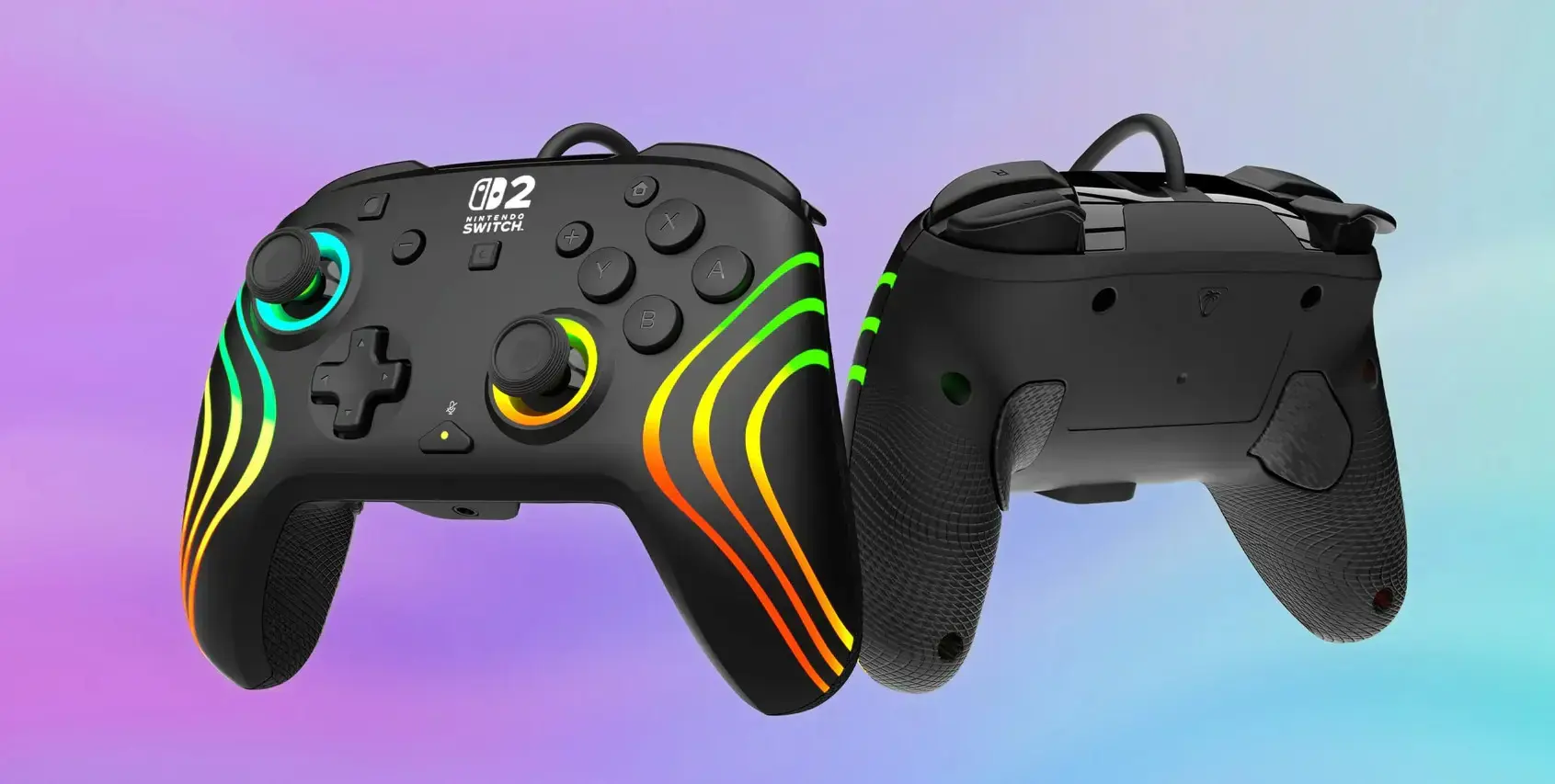Turtle Beach wired controller Afterglow Wave Nintendo Switch 2, black