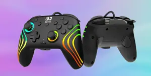 Turtle Beach wired controller Afterglow Wave Nintendo Switch 2, black