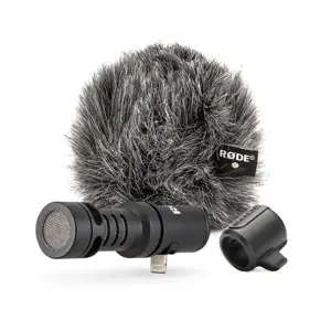 "RØDE VideoMic Me-L" juodas išmaniojo telefono mikrofonas