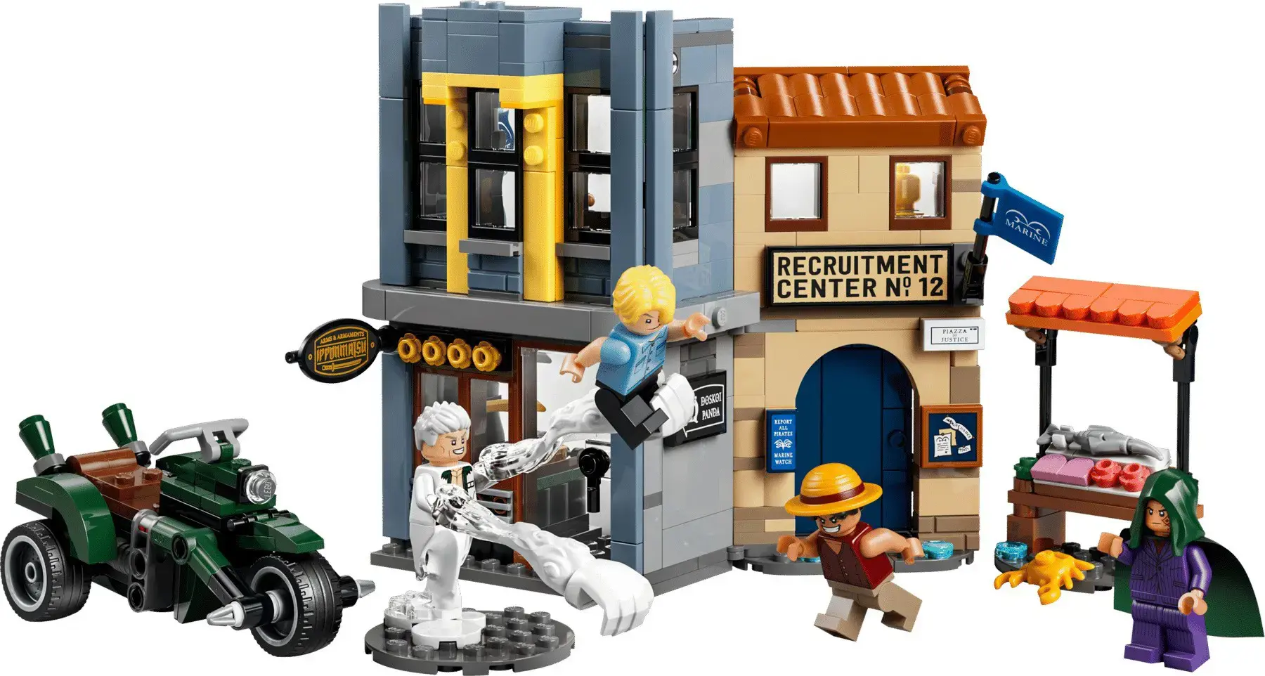 LEGO ONE PIECE 75642 Showdown with Captain Smoker