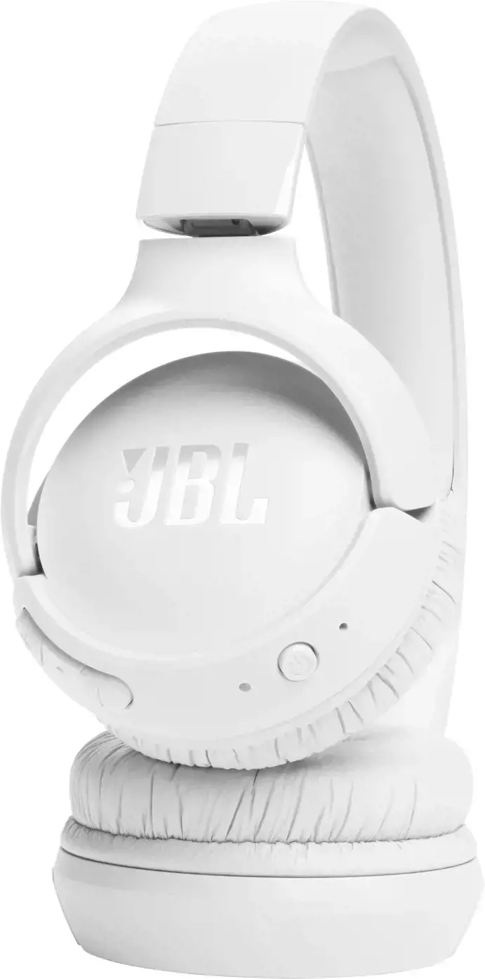 JBL belaidės ausinės "Tune 520BT", baltos spalvos