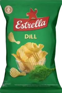 Traškučiai ESTRELLA, su krapais, 130 g