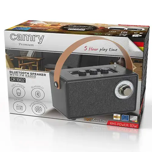 CAMRY CR 1902b FM radio with Bluetooth - USB-c