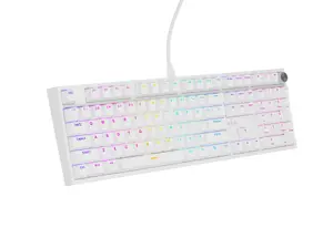 Genesis Thor 404 | Mechanical Gaming Keyboard | Wired | US | Outemu Peach Silent | White