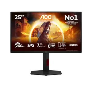 AOC G4 25G4ZR computer monitor 62.2 cm (24.5") 1920 x 1080 pixels LCD Black, Red
