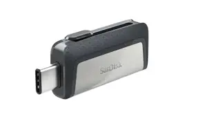 "SanDisk Ultra Dual Drive" USB Type-C atmintinė 128 GB; EAN:619659142063