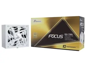 Maitinimo blokas Seasonic FOCUS GX White ATX 3 (2024), 750 W, 80 PLUS GOLD