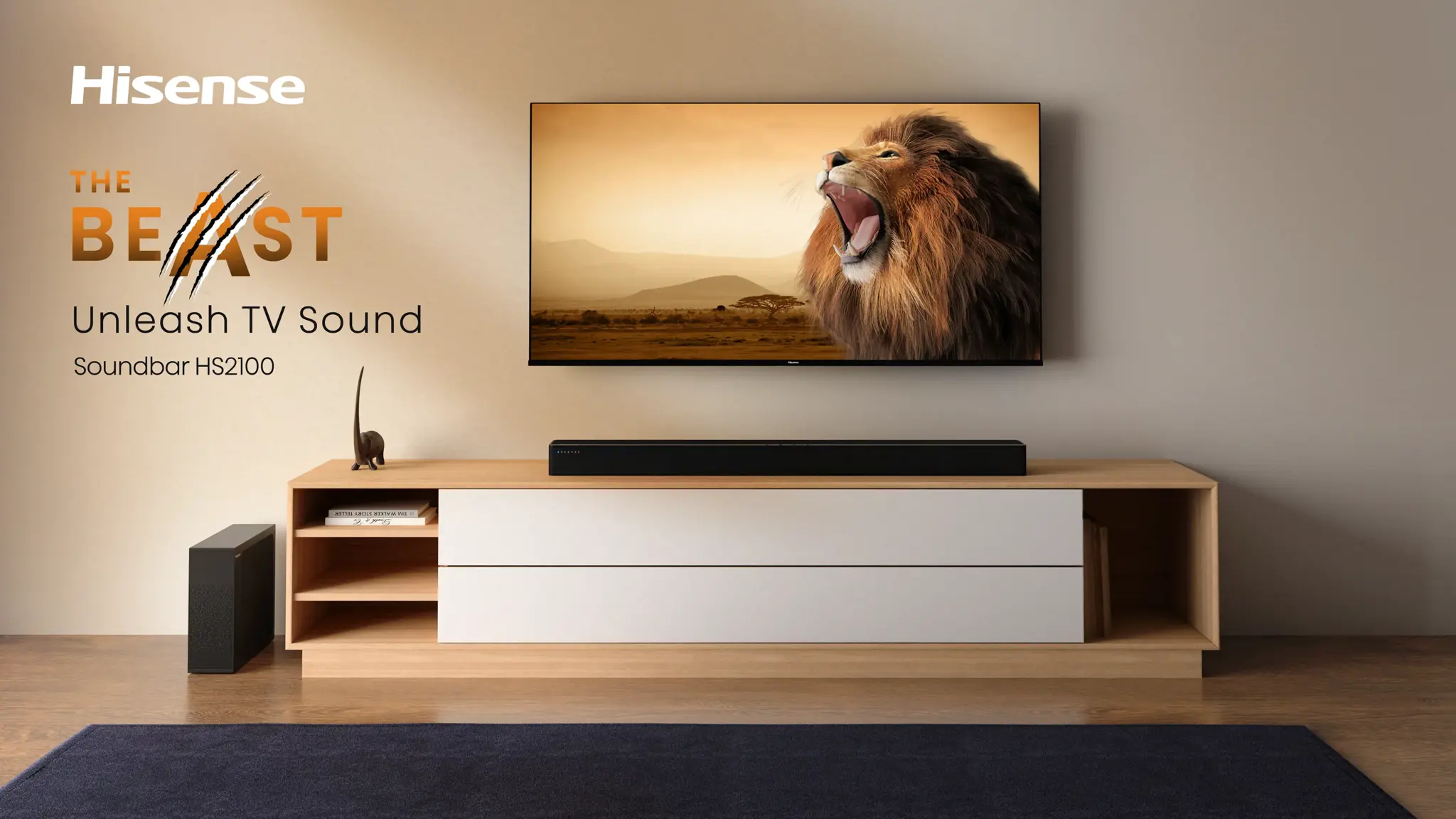 Hisense HS2100, 2.1 channels, 240 W, DTS Virtual:X, Dolby Digital, Dolby Digital Plus, Movie, Music, TV, 120 W, 120 W