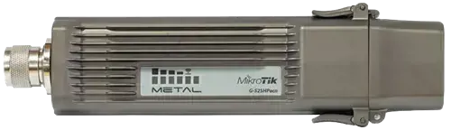 MIKROTIK RBMetalG-52SHPacn Metal 52 ac CPE 2,4 GHz 5 GHz 1x RJ45 1000 Mb/s prieigos taškas