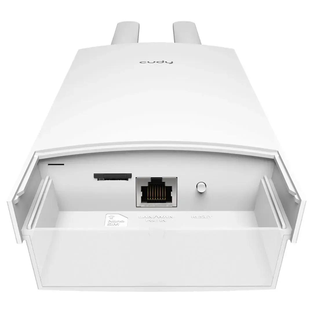 Cudy Indoor/Outdoor 4G Cat 6 AC1200 Wi-Fi Router, LT700 Outdoor 1.0 wireless router Gigabit Ethernet Dual-band (2.4 GHz / 5 GHz) White