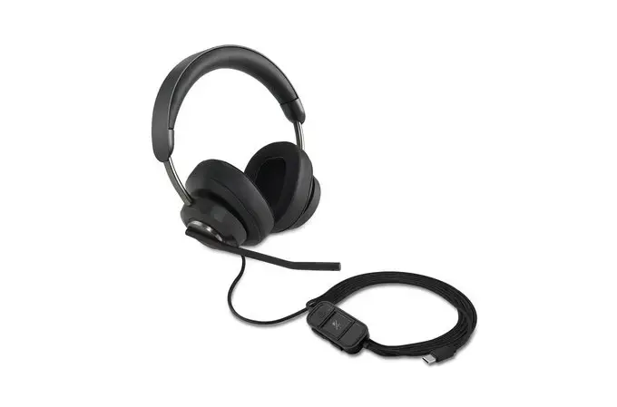 Kensington H2000 USB-C Over-Ear Headset, Wired, Office/Call center, 20 - 20000 Hz, 190 g, Headset, Black