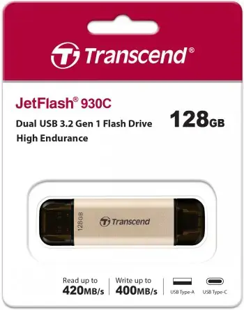 TRANSCEND JetFlash 930C USB 128GB USB 3.2 Type-C