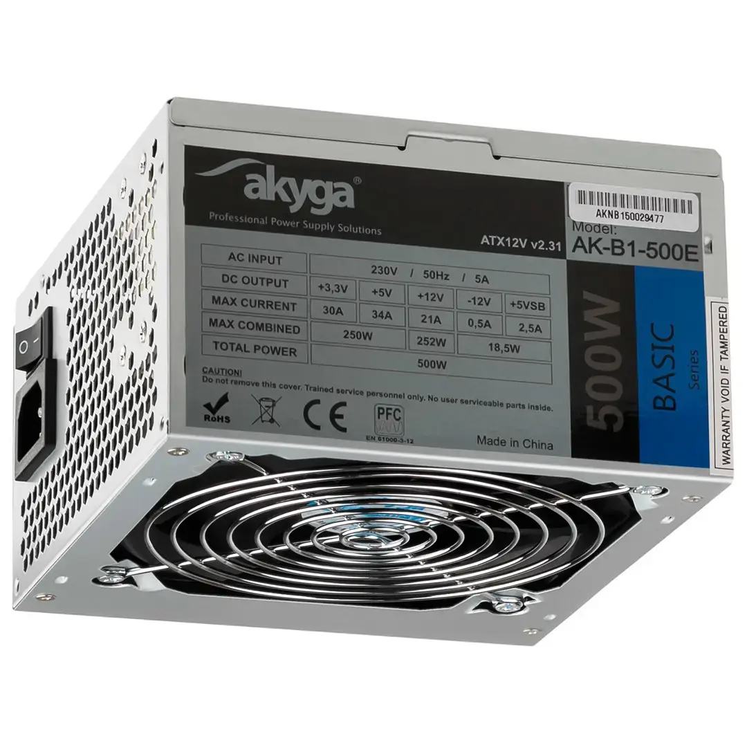 Maitinimo blokas AKYGA AK-B1-500E, 500 W