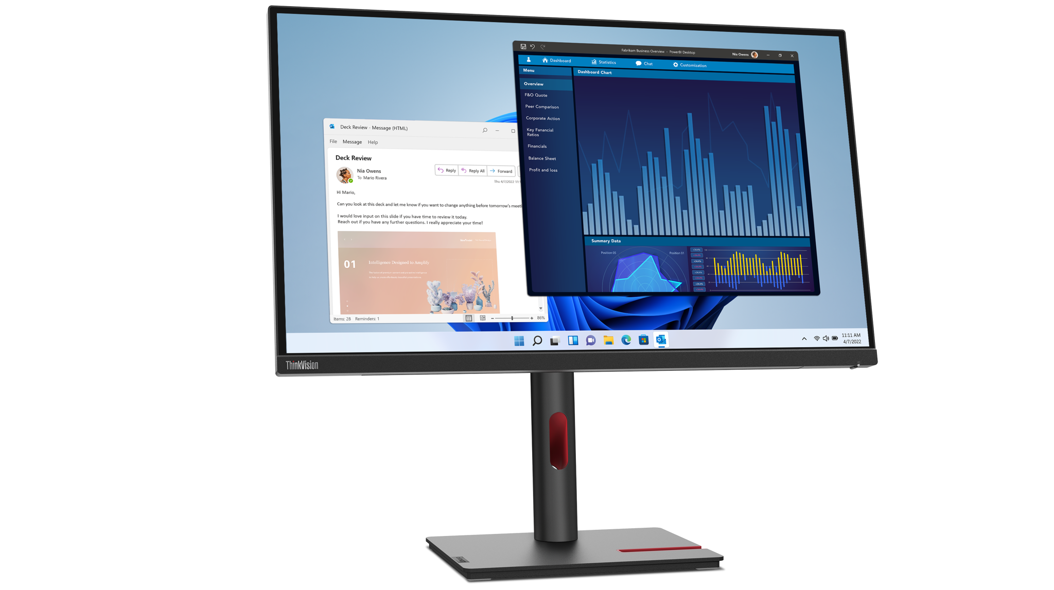 Lenovo ThinkVision T27p-30, 68,6 cm (27"), 3840 x 2160 taškų, 4K Ultra HD, LED, 6 ms, juoda