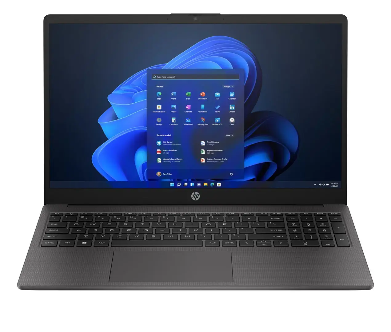 Nešiojamas kompiuteris HP 255 G10, 7530U, 512 GB, 15,6 Coliai, Windows 11 Home, AMD Radeon