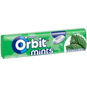 Pastilės ORBIT Spearmint, 28 g