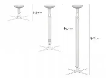 MB PROJECTOR MOUNT HD 305-345MM