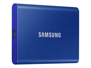"Samsung" nešiojamasis SSD T7, 2000 GB, C tipo USB, 3.2 Gen 2 (3.1 Gen 2), 1050 MB/s, apsauga nuo slaptažodžio, mėlynas