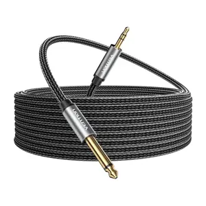 Audio cable mini jack 3.5mm male to jack 6.35mm male Vention BCYHF 1m