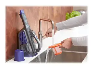 "Black & Decker" BHHV520BFP rankinis dulkių siurblys Juoda, violetinė