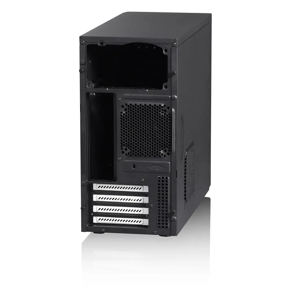 Fractal Design Core 1000 USB 3.0, Midi Tower, kompiuteris, juodas, DTX, micro ATX, Mini-ITX, 14,8 cm, 35 cm