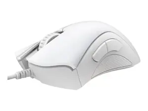 "Razer" žaidimų pelė DeathAdder Essential Ergonominė optinė pelė, balta, laidinė
