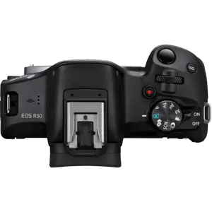 "Canon EOS R50", juoda + RF-S 18-45mm F4.5-6.3 IS STM rinkinys, 24,2 MP, 6000 x 4000 taškų, CMOS, 4K Ultra HD, jutiklinis ekranas, juoda