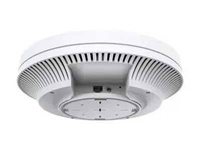 TP-Link AX1800 belaidis dviejų juostų lubinis prieigos taškas, 1775 Mbit/s, 574 Mbit/s, 1201 Mbit/s, 1000 Mbit/s, 2,4-5 GHz, IEEE 802.11a, IEEE 802.11ac, IEEE 802.11ax, IEEE 802.11b, IEEE 802.11g, IEEE 802.11n, IEEE 802.11n