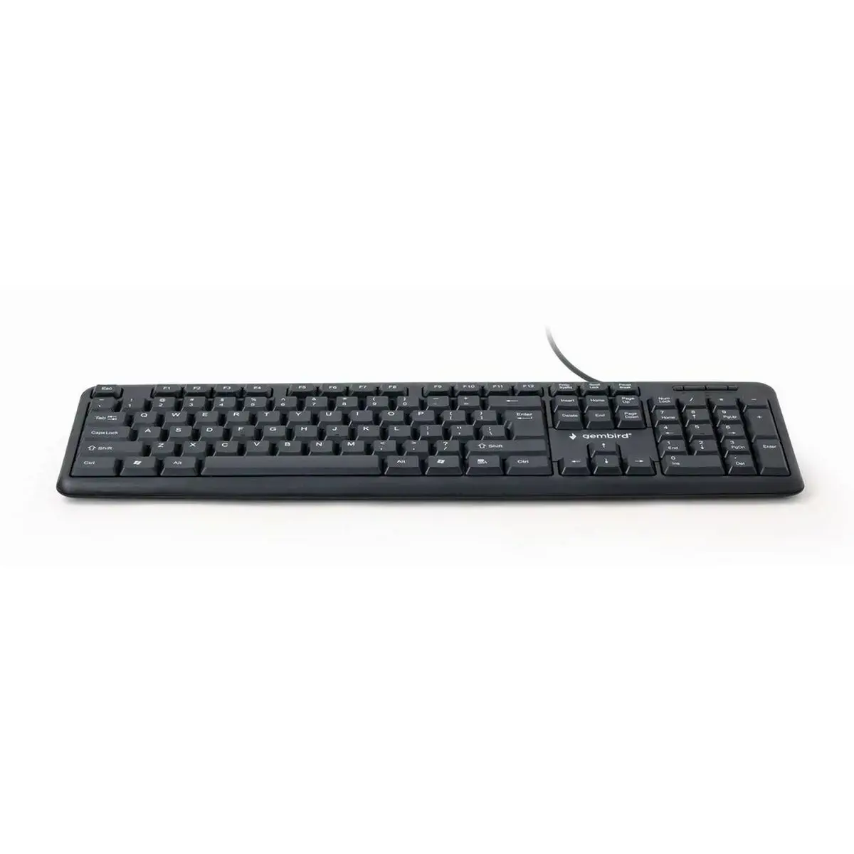 GEMBIRD KB-U-103-RU Klaviatūra Gembird KB-U-103, USB 1,4 m, standartinio dydžio, RU išdėstymo