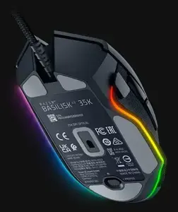 Razer Basilisk V3 35K Laidinė žaidimų pelė, 35000 DPI, Juoda