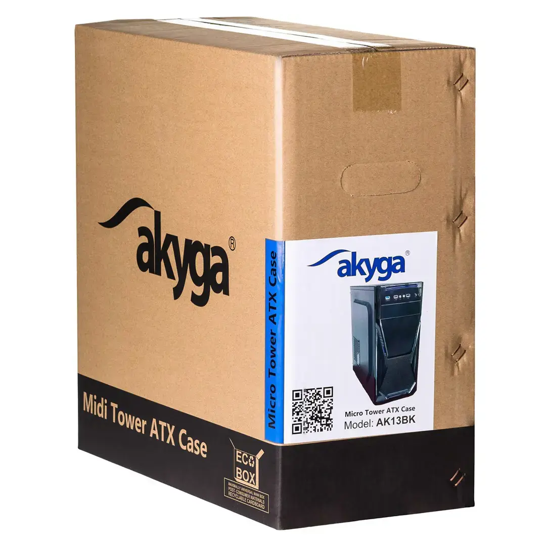 AKYGA AK13BK Micro ATX korpusas 2x USB 3.0 be maitinimo šaltinio