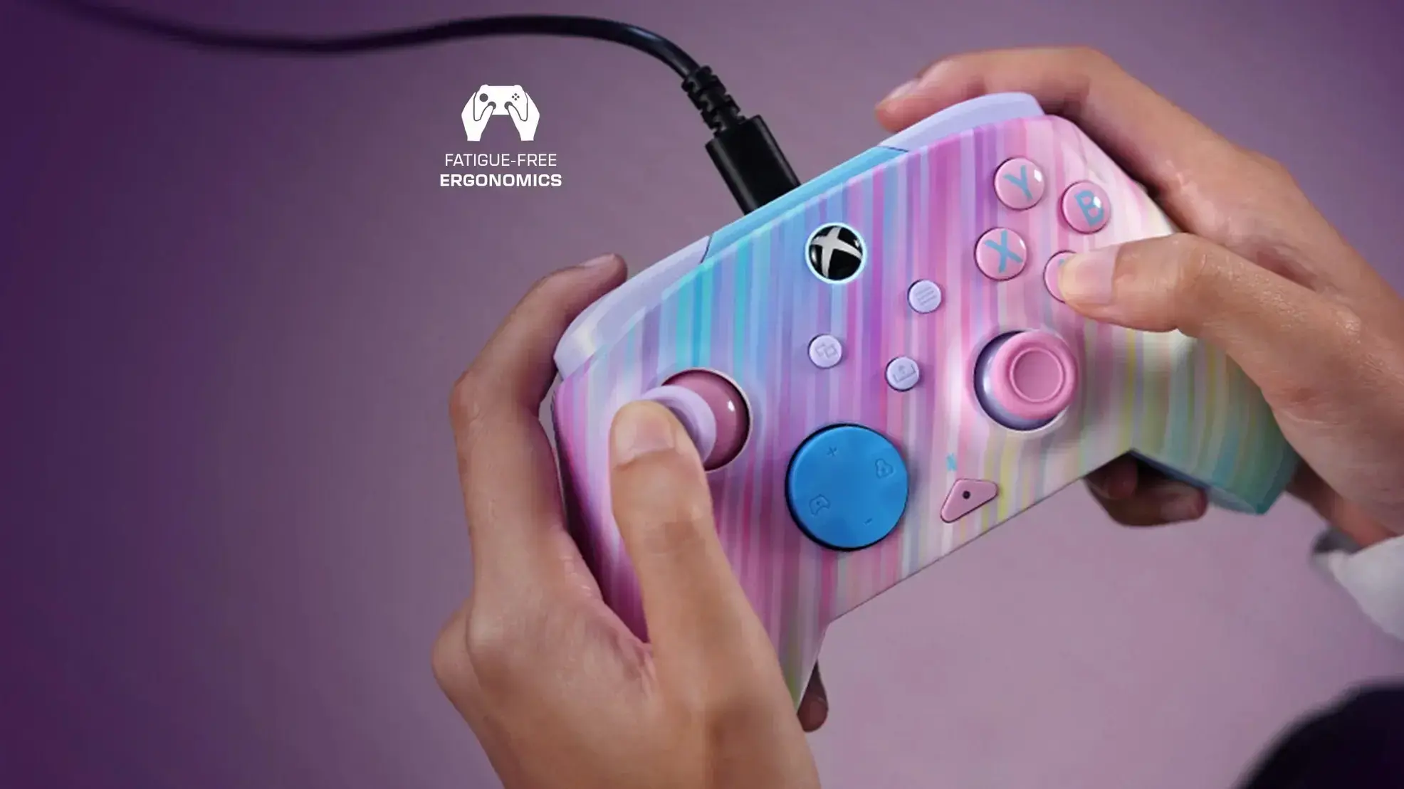 Turtle Beach controller Rematch Advanced Xbox, Cotton Candy