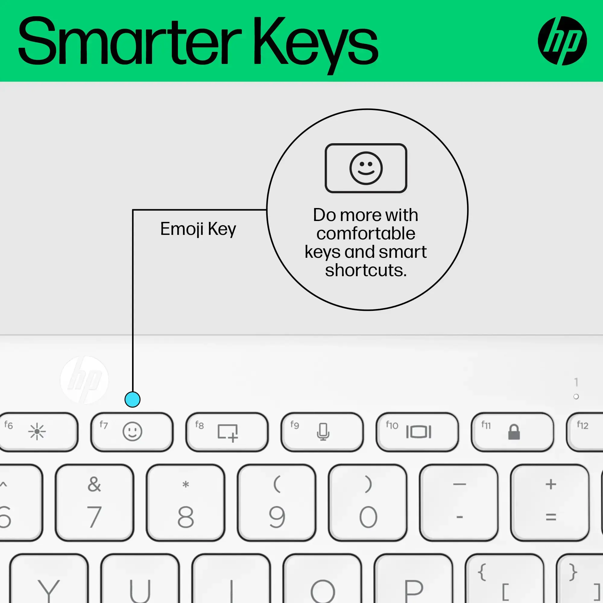 "HP 350 Compact Multi-Device Bluetooth" klaviatūra, mini, "Bluetooth", mechaninė, QWERTY, balta