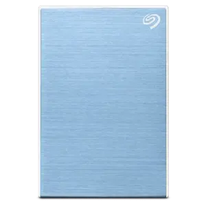"SEAGATE One Touch" 4 TB išorinis kietasis diskas su slaptažodžio apsauga, šviesiai mėlynos spalvos